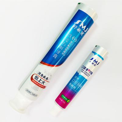 China TOOTHPAST Guangzhou hopewell small plastic laminated tubes packaging hotel aluminum empty toothpaste tube for sale