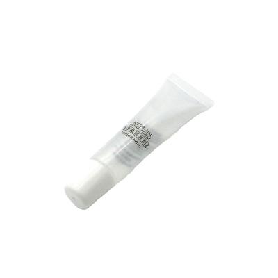 China Recycled Material Supply Clear Soft Plastic Cosmetic Container Empty Lip Gloss Tube for sale