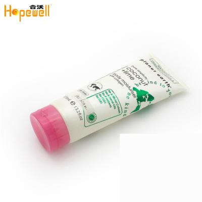 China Wholesale PE printing logo cosmetics 75ml 100ml 120ml cosmetics customer lotion tube body plastic package tubes for sale