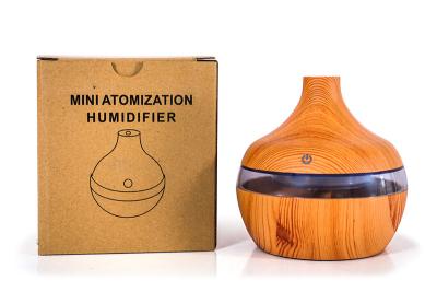 China Water drop wood grain humidifier- humidifier essential oil aromatherapy lamp bedroom Nightlight incense portable aromath zu verkaufen