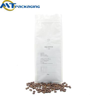 China Gravure Printing Quad Seal Pouch , Side Gusset Coffee Bags With Zipper for sale