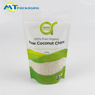 China Food Grade Food Packaging For Nuts , Air Proof Stand Up Resealable Bags for sale