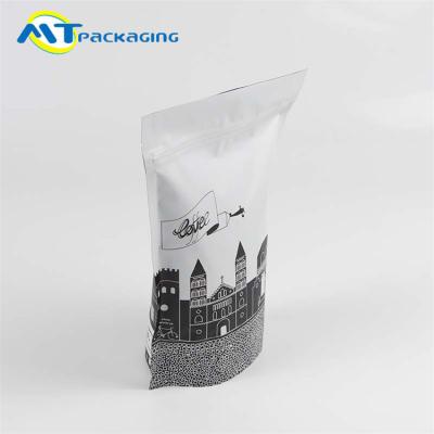 China Eco Friendly Coffee Pouch Bags Gravure Printing Zipper Design Color Optional for sale