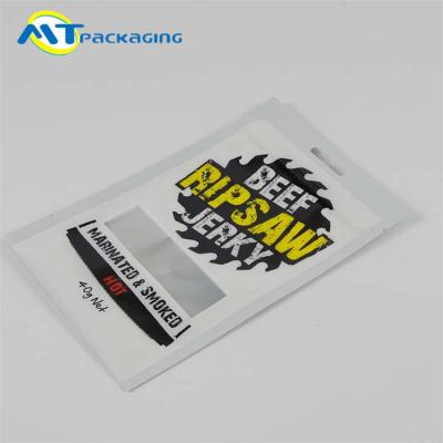 China Convenient Storage 3 Side Seal Pouch Customized Printed Logo For Beef for sale