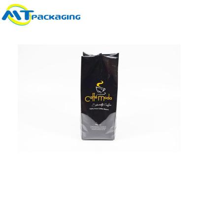 China Moisture Proof Custom Coffee Bags , 1000G Back Seal Aluminum Foil Bags for sale