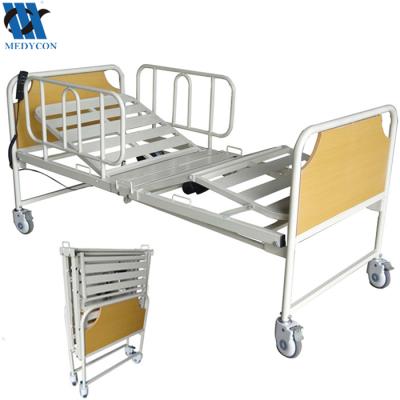 China Foldable MDK-2611L (II) two function electric folding hospital bed for patient for sale