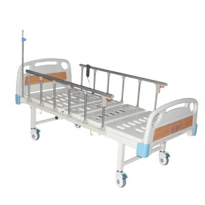 China Inpatient Medical Medical Devices Two Crank Manual Hospital Bed Price for sale