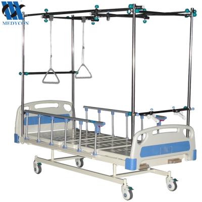 China MDK-G266L Hospital Bed Motorized 2 Function Physiotherapy Traction Bed Hospital Cardiac Bed Side Rails for sale