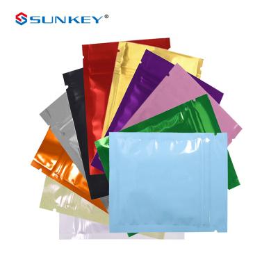 China Plastic Zipper Packaging Zipper Food Window Grocery Aluminum Foil Bag Sealed Transparent Bags for sale