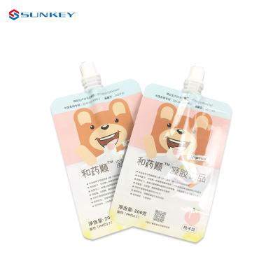 China Flexble Packaging Multi Styles Food Grade Biodegradable Heat Seal Spout Pouch Drink Pouch Bag for sale