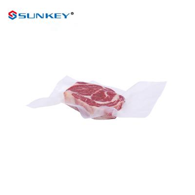 China Custom Clear Plastic Barrier Vacuum Bag Freezer Food Grade Vacuum Packaging Bags for sale