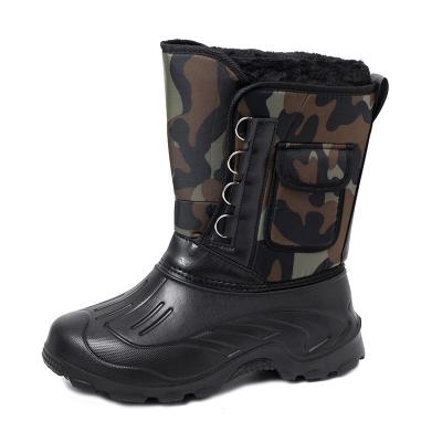 China Multicolor Winter Waterproof Safety Warm Rubber Nylon Material Keep Shoes Outdoor Activities Warm Snow Boots for sale