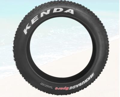 Cina 20x4.0 Snow Bike Black Fat Tire Beach Bike Rubber Pneus esterne per 12-20inches e 2 kg in vendita