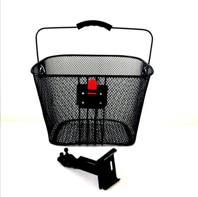 China Convenient Storage Basket for MTB Universal Bicycle Iron Basket Bike Front 0.95 kg for sale