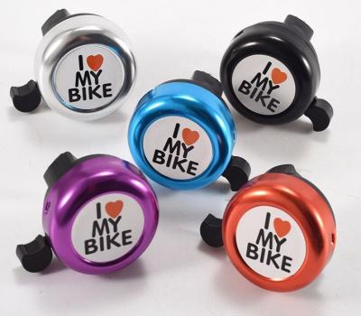 China Bevestigingsmethode Schroefbevestiging Mountain Bike Bell Cute Bike Horn Metal Bicycle Bell Te koop