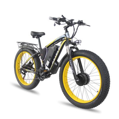 China KETELES K800 Electric Fat Bike 1000W 17.5AH Batería de 26x4.0 pulgadas con doble motor y dos ruedas motrices en venta