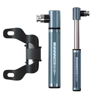 China 14.5*7.2*4.1cm Mini Universal Aluminium Alloy Bike Pump met AV FV en Schrader Valve Te koop