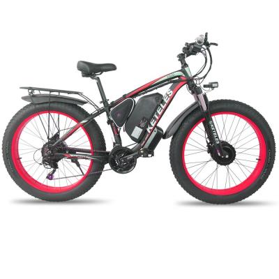 China Bicicleta eléctrica de batería de 17.5AH de alta potencia con motor de eje delantero y marco de aleación de aluminio en venta