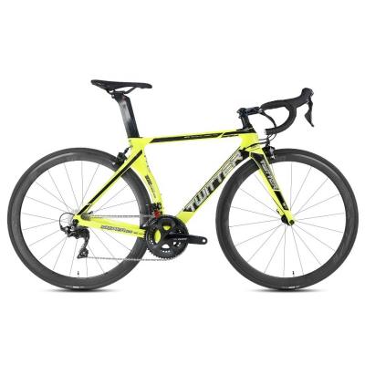 China TWITTER R7000-22 Speed Road Bike com freio de disco hidráulico e estrutura de fibra de carbono à venda