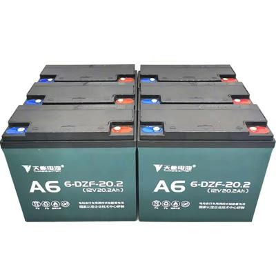 China 12V20.2Ah 6-DZF-20.2 Batería de ácido de plomo sellada de GEL con carga seca para patineta eléctrica en venta