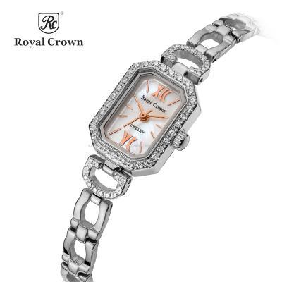 China Automatic Date 6538S Simple Silver Women Watches Elegant Small Bracelet Clock Fashion Brand Roman Dial Retro Ladies Wristwatches Female Gift for sale