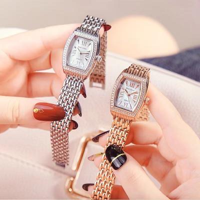 China Hot Selling Automatic Women Date Watch Brand Luxury Ladies Dress Watch Steel Band Rose Gold Quartz Wrist Casual Watches for sale