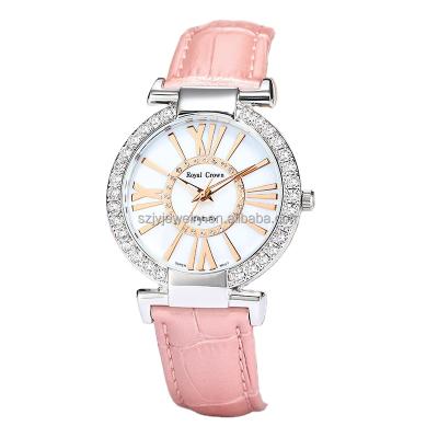 China Luxury Date 6116 High Grade Custom Quartz Water Resistant Automatic Ladies Watches Elegant Simple Stainless Steel Wristwatches for sale