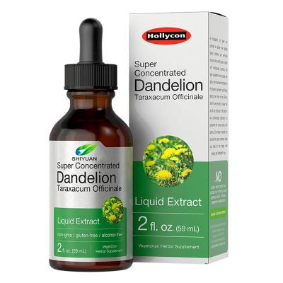 China Custom Factory Formula OEM Health Food Private Label Dandelion Nutritional Oral Liquid Drink Supplement Tincture Herbal Extract for sale