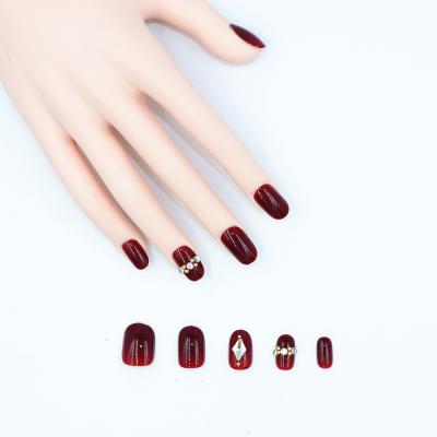 China 3D Design and Diamond Designs Fake Nail Wholesale Fake Nail in ABS Stock Nail Tips for sale