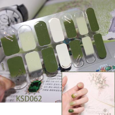 China NAIL 2018 Best Wholesale Nail Art Sticker Nail 14pcs Selling Patch for sale