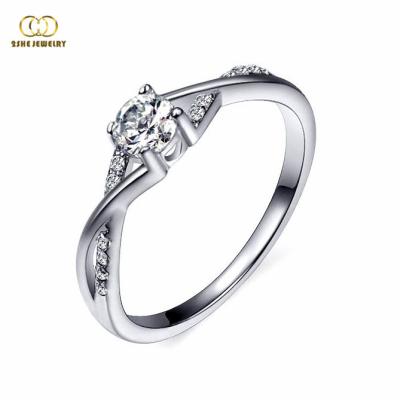 China Office / Career New Design Rings Jewelry 925 Sterling Silver Wedding Ring for sale