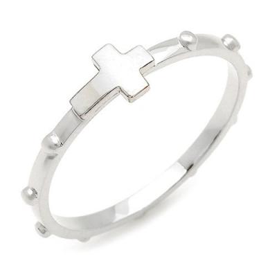 China Good Quality Sterling Silver Brass Rosary Ring for sale