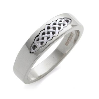 China Cheap High Quality 925 Sterling Silver Plain Celtic Ring for sale