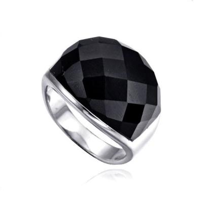 China China fashion wholesale high quality silver stone 925 sterling silver ring designs for men for sale