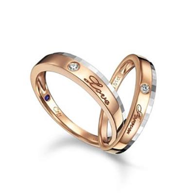 China Hot Sale 925 Sterling Silver Twist Two Tone Wedding Rings Silver for sale