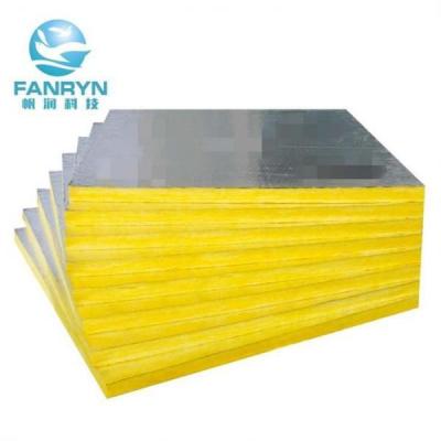 Cina Fire Protection Glass Wool Board Sound And Heat Insulation Lightweight in vendita