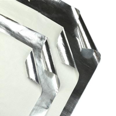 China High Tensile And Durability Aluminum Woven Foil Facing Material 7 Micron zu verkaufen