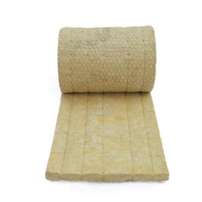 Chine Rock Wool Wired Blankets Insulation Used For Large Pipes And Walls à vendre