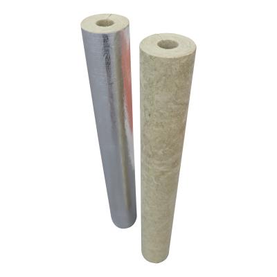 China China Manufacturer's Fireproof Stone Wool Insulation Tube Industrial Design Rock Wool Pipe Cover for HVAC System zu verkaufen