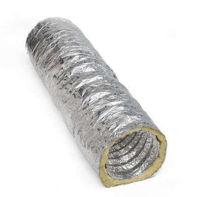 China Aluminum Foil And Fiberglass Insulation insulated ducting For AC Insulated Duct Systems Te koop