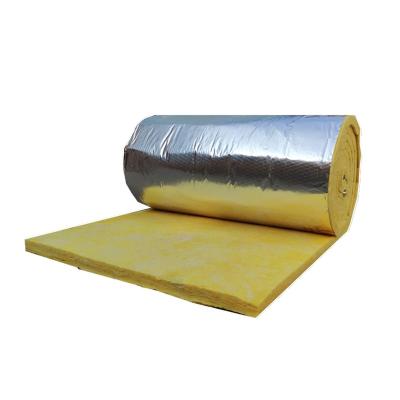 Cina 32kg M3 Cotton Traditional Insulation Partition Wall Glass Wool In Roll Insulation Havc in vendita