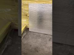 Glass wool insulation panel check