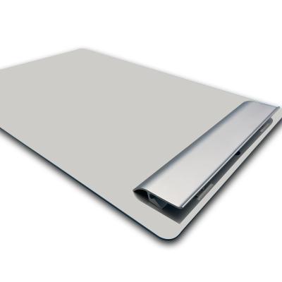 China Hot Selling High Quality Product A4 Size Folder Aluminum Custom Metal Clip Foldable Clipboard for sale