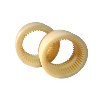 China Construction worksÂ   Nylon Coupling Inner Gear Sleeve High Strength Wear Resistant Nylon Sleeve for sale