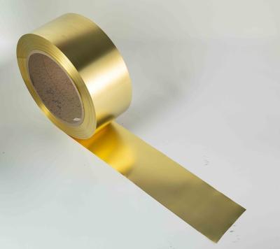 China Architectural Decoration Best Price C2700 CuZn36 Brass Strip Copper Strip For Radiator for sale