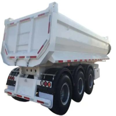 China SINOTRUK HOWO 3 eixo 50Ton U Forma de camião de descarga Tipper semi-reboque com design de estrutura única e costelas reforçadas à venda