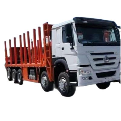 China SINOTRUK Log Truck Equipment Weichai Motor 10x4 350 pk 13 ton zwaar hout transport Te koop