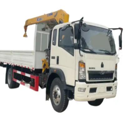 China High Performance SHACMAN SINOTRUK 4x2 6x4 6 Ton Construction Telescopic Boom Truck Mounted Crane Light Duty Crane for sale