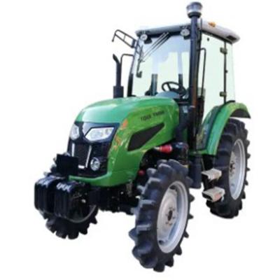 China Laag brandstofverbruik 4WD 60 pk 80 pk 100 pk kleine landbouw landbouw tractor met comfortabele cabine en nieuwe type motor Te koop