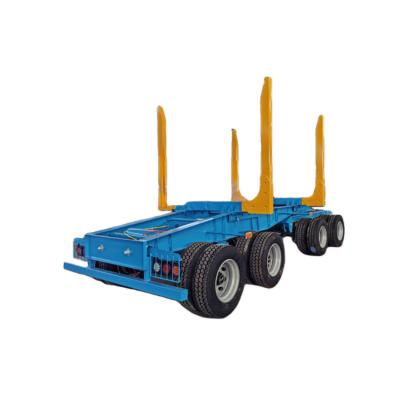 China 4 Alxes 2 Alxe Full Trailers Logging Truck Log Trailer Log Loader Trailer de madeira à venda